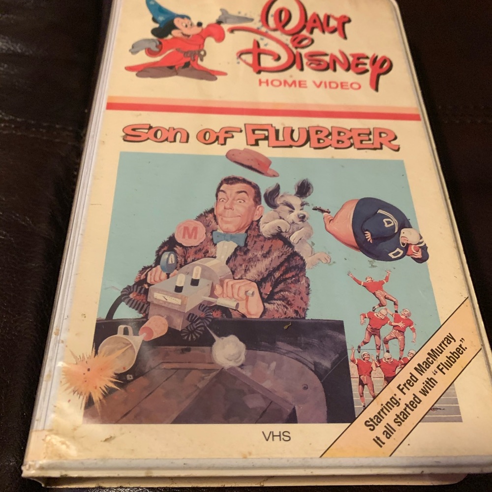 Rare VHS Disney movie Clamshell